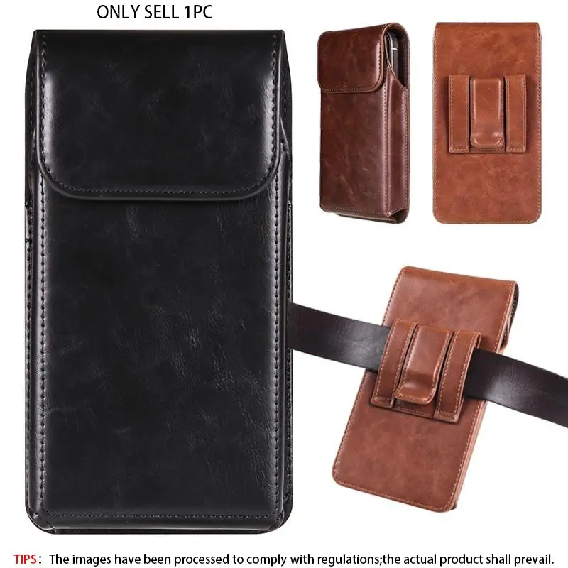 Men'S Black Premium Phone Holster with Belt Clip  - Adjustable Strap, Compact Design for Running, Travel, Camping & Hiking, Hiking Gear|Stylish Phone Holder|Sleek Black Finis  Outdoor phone case Belt Pocket Holder