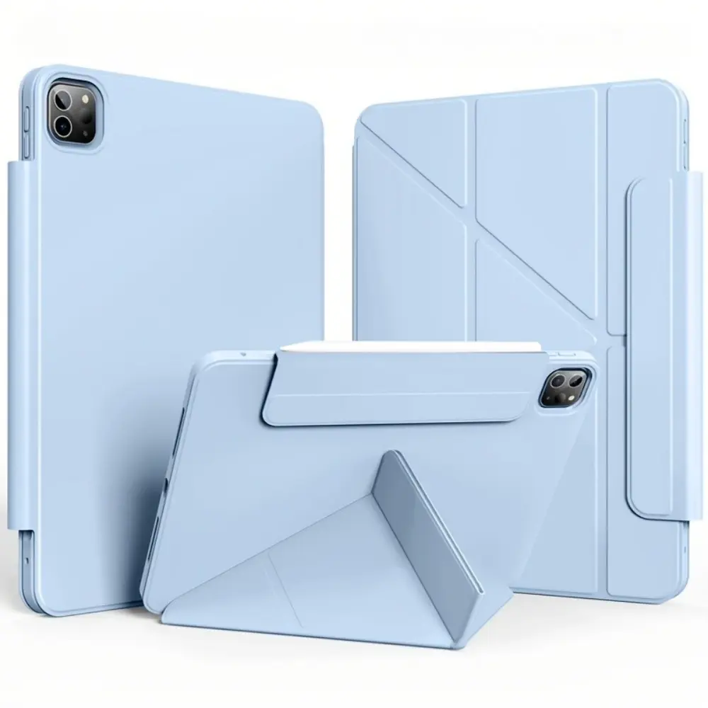 Stylish Magnetic Detachable Y-Fold iPad Case with Built-in Pencil Holder, Auto Sleep/Wake & Flip Stand, Compatible with iPad 10th/11th Gen iPad,10.2-inch 11-inch iPad Pro 2020/2021,11-inch iPad Air,11-inch iPad Air 6/Air 7 2025,11-inch 12th Gen iPad 2026