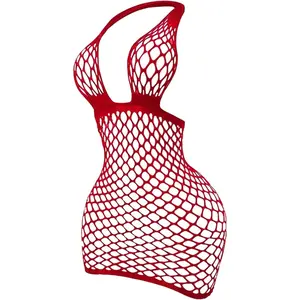 Goddess wardrobe SweatyRocks Women's Fishnet Lingerie Dress Open Back Sleeveless Babydoll Lingerie