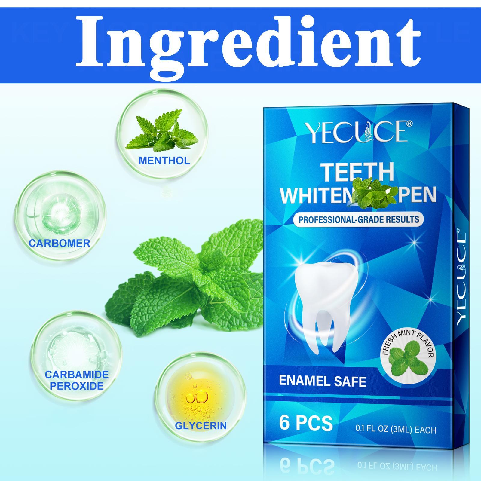 Teeth Brightening Pen, Fresh Mint Flavor Teeth Care Pen, Oral Care Product for Men & Women, Daily Oral Care Product