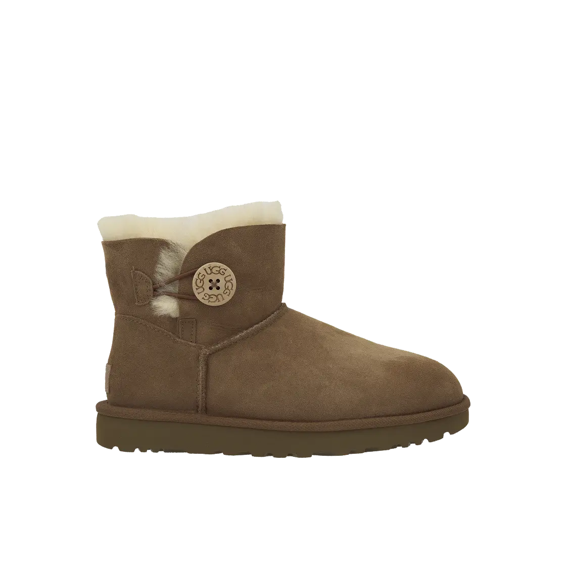UGG Wmns Mini Bailey Button 2 Boot 'Chestnut' 1016422-CHE