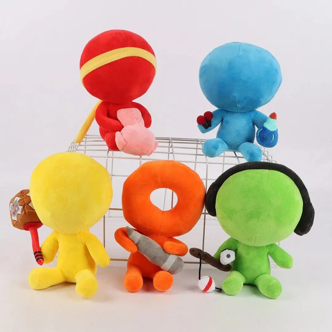 100% Brand New 20cm Alan Becker Stickman Stuffed Toy - Hot Youtooz Game Cartoon Doll, Kids Boy Birthday Gift (As Picture)