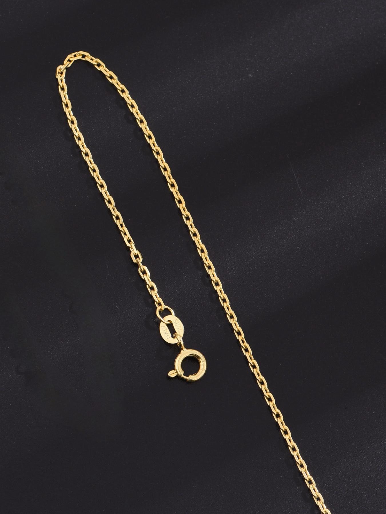 925 Sterling Silver Simple Necklace, Fashion Jewelry for Party, Daily Clothing Decor, Trendy All-match & Exquisite Jewelry for Birthday Gift,  Silver Infinity Necklace