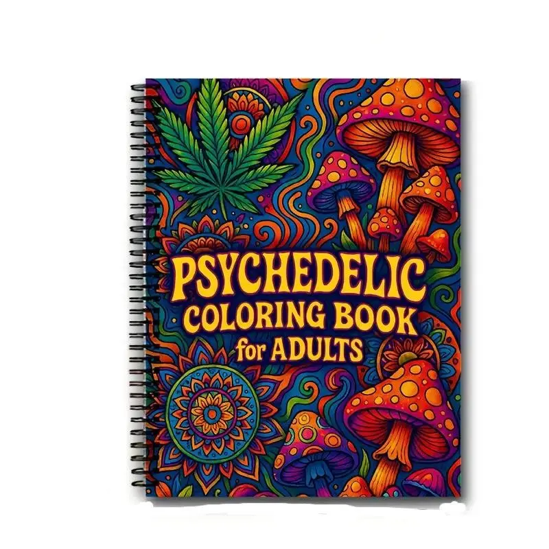 Adult Psychedelic Dream Coloring Book, Creative Relaxation, Perfect for Holidays and Birthday Gifts, Unique Adult Activity Book