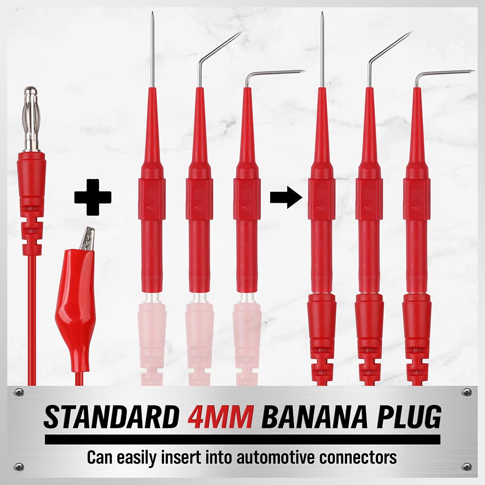 SWANLAKE 22PCS Back Probe Kit, Back Probe Pin Kit hand tool accessory impact coupler tool kit cool mechanic TikTokShopBlackFriday