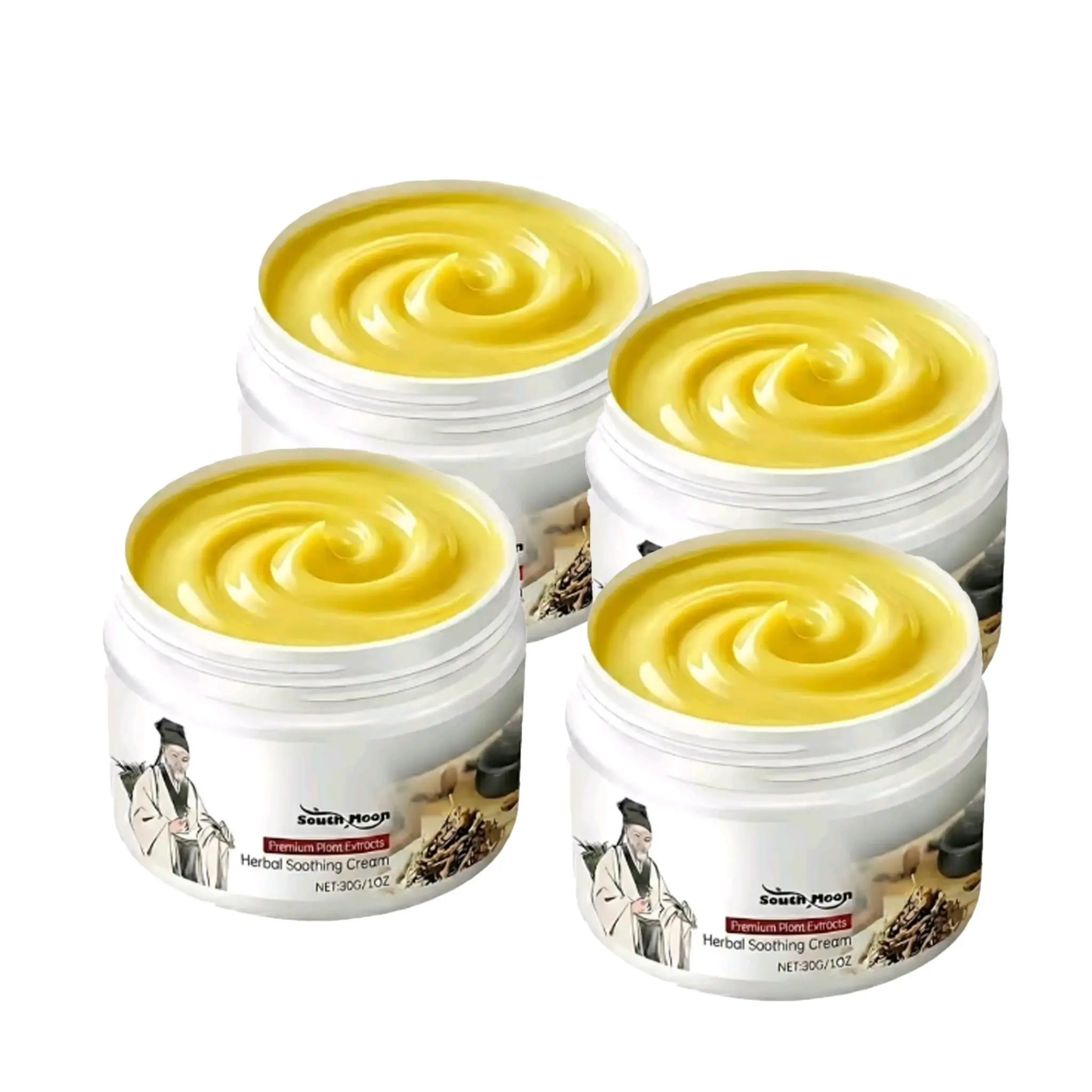 Herbal Soothing Cream for Itch Relief, Plant-Based Hydrating Body Moisturizer for Eczema, Dry Skin & Mosquito Bites, 30g