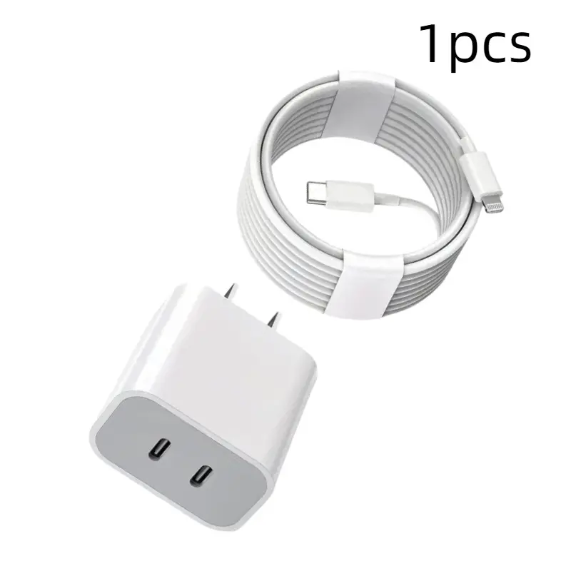 iPhone 15 Charger, Fast Charging Apple Adapter, Dual Port USB-C to USB-C Cable, Compatible with iPhone 17/16/15 Pro/iPad Pro/mini