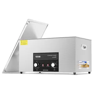 VEVOR 22L Ultrasonic Cleaner with Heater Timer Basket, Professional Digital Sonic Cavitation Machine, 480W Cleaning Machine for Lab Tools, Metal Parts, Carburetor, Brass, Auto Parts, Engine Parts