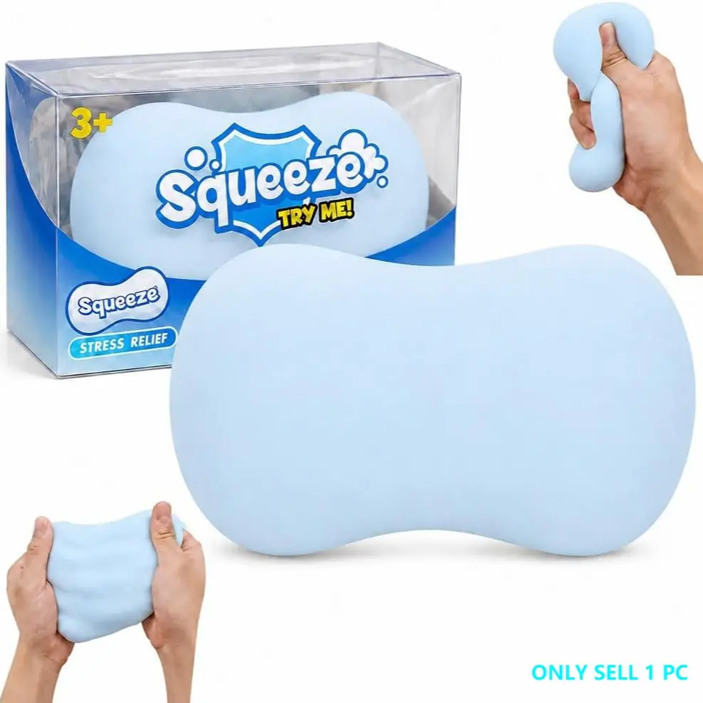 Soap Crunchy Ball Squishy Soap Stress Ball Fidget Toy Crunchy Squeeze Ball Round Blocks Filled ASMR AntiStress Toys for Adults Gift Fidget Balls Stress Reliever