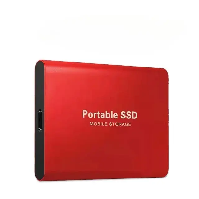 2026  1/2/4TB Large Capacity External Hard Drive Quiet Operation Mobile Storage SSD USB3.2 Type-C High Speed Solid Stae Disk For PC MAC