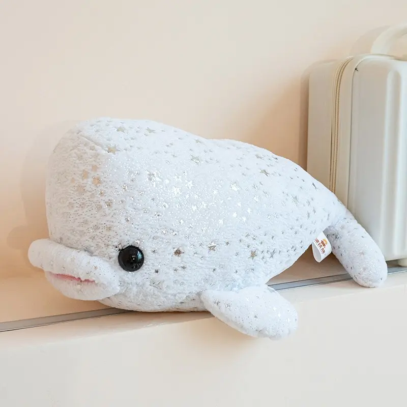 Thick-Mouth Dolphin Plush Toy, Ocean Series Cute Realistic Soft Touch Doll, Cozy Bedtime Companion, Home Decor & Birthday Gift, Stuffed Animal Gifts