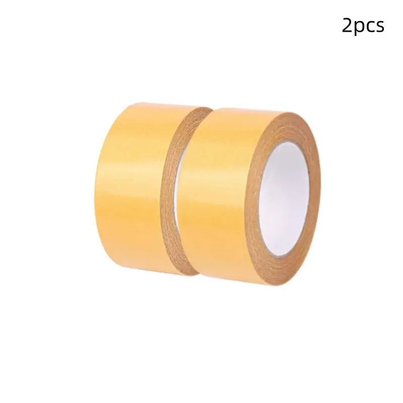 2 Piece Strong Adhesive Mesh Tape, No Drilling Invisible High Stick Carpet Fixer, Removable Double-Sided Tape for Easy Installation