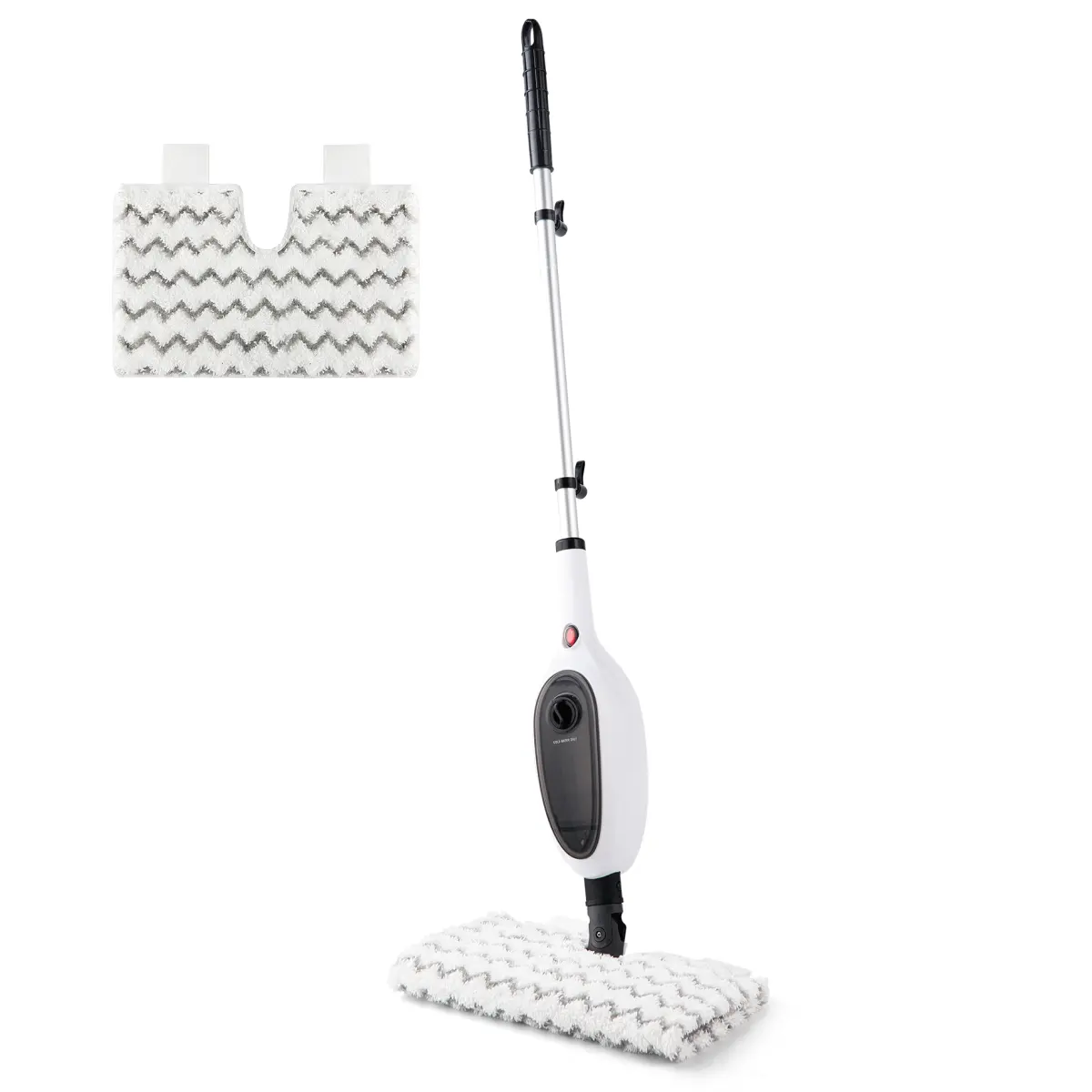 Steam Mop for Floor Cleaning with Double-Sided Flip Design, 15 Second Heat-Up 10-in-1 Steam Cleaner for Hardwood Tile Kitchen Living Room