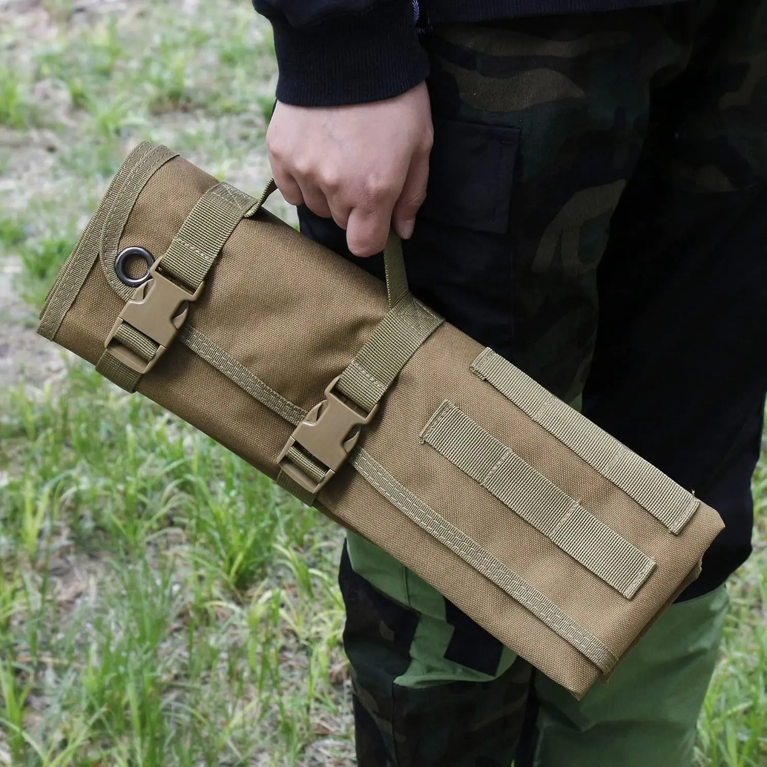 1pcs Waterproof Tactical Shooting Mat, Picnic Pad, 200x75cm, Foldable Portable Design, Camouflage Colors, Outdoor Training, Anti-Slip