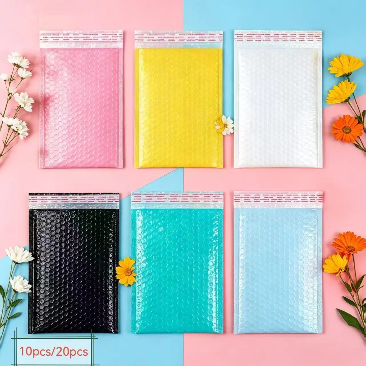 10pcs/20pcs Bubble Bags, Bubble Mailers, Thick Waterproof Shockproof Tear-Resistant, Ideal for Small Items, Jewelry, Electronics, Packaging, Storage, Shipping Supplies