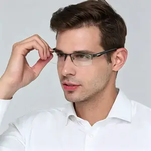 Men's Women's Photochromic Bifocal Reading Sunglasses Anti Blue Light UV400 Sports Glasses 2-in-1 Outdoor Vision Eyewear New Style Single Pack phone use unisex square frame golf clear lens