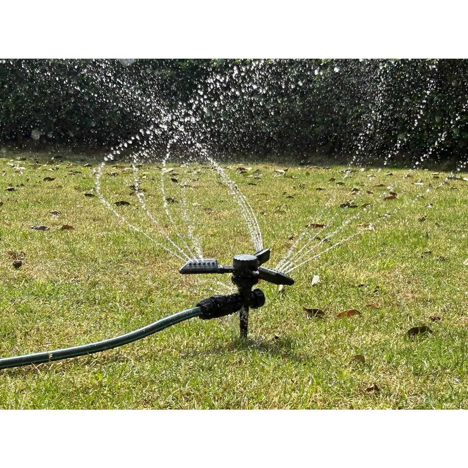 Sprinkler for Yard, Automatic Water Sprayer Irrigation for Garden, 360  Rotating Lawn Sprinkler Coverage, Adjustable Angle Water Sprinklers for Yard Lawn Greenhouse Vegatable Watering