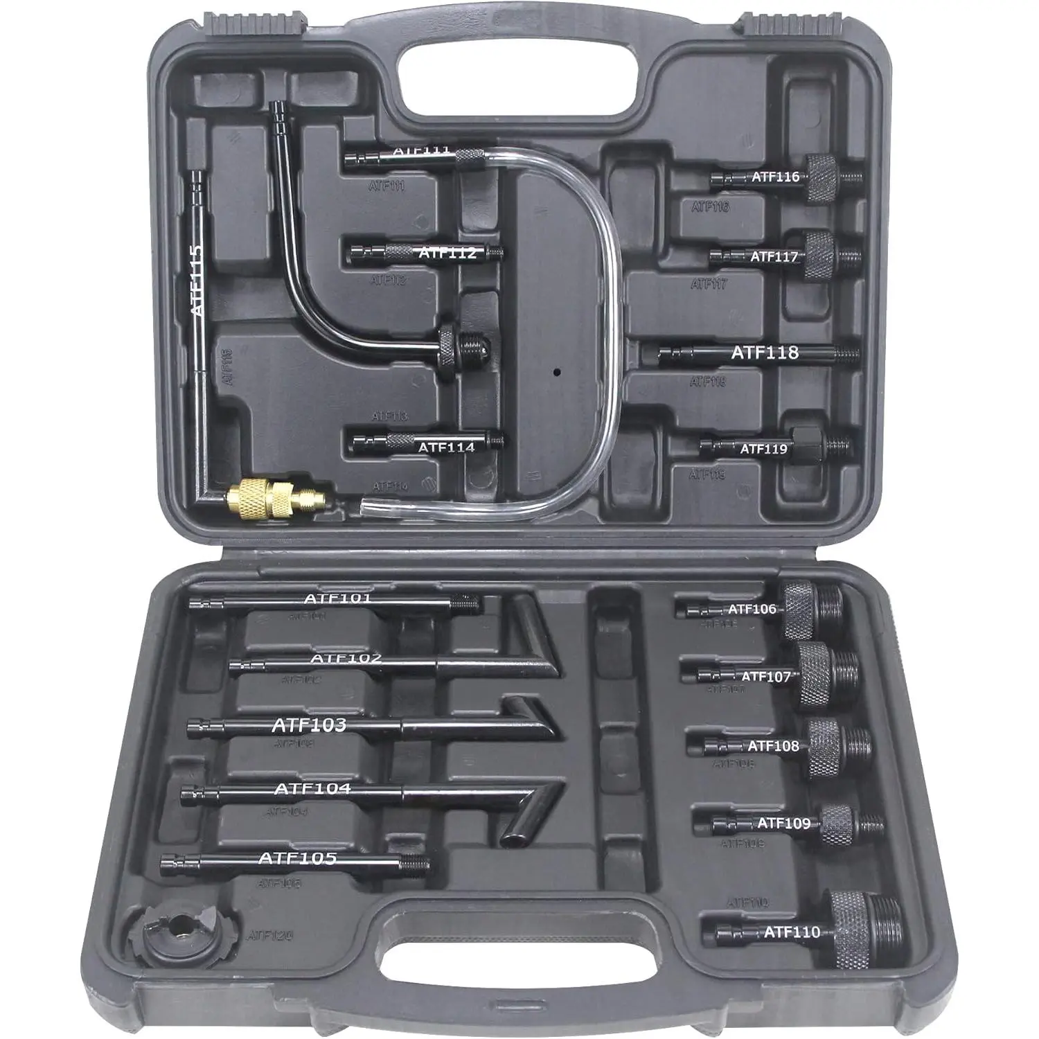 ATF Adaptor Automatic Transmission Fluid Filling Adapter Oil Filler Replacement Tool for VW Audi CVT DSG BMW Benz 722.9 Ford Etc. (Full 20PCS Set)