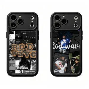 Monochrome Rod Wave aesthetic phone case|Durable Sky-Eye Ladder Material, 2-In-1 Protection, Compatible With iPhone 17 Pro Max,16,15,14,13,12,11 & Samsung S21,S22,S23,S24,S25,S26, Ideal Gift For Fans, Shockproof