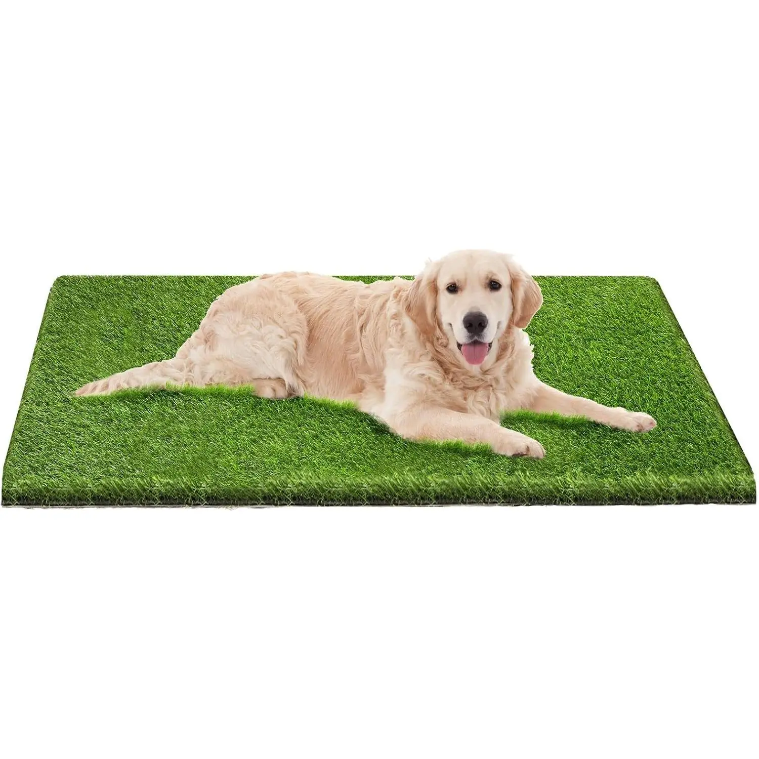 26”x51'' Artificial Grass Dog Pee Pads, Professional Dog Potty Training Rug with Drainage Holes, Pet Turf Fake Grass Doormat for Indoor Outdoor, Easy to Clean