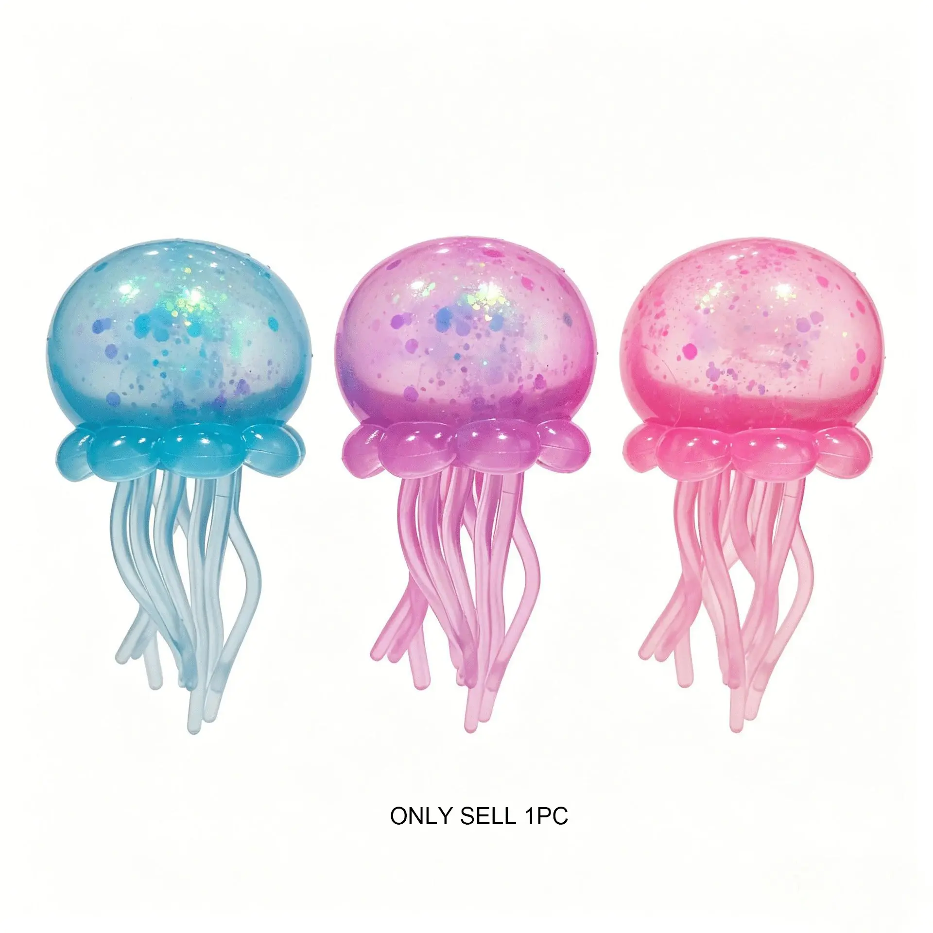 High-Quality Pearlized Maltose Jellyfish Stress Relief Toy, Octopus Sensory Ball, Relaxing Fidget Toy for Adults and Kids, Fidget Sensory Product