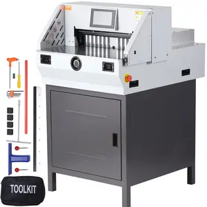 VEVOR Electric Paper Cutter, Heavy Duty Paper Trimmer 19"/482.6mm Cutting Width, 3.14"/80mm Cutting Thickness, Electric Paper Cutting Machine with 7" Touchscreen Numerical Control Function