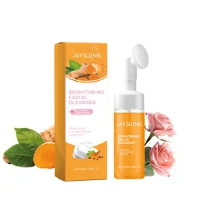Turmeric Cleansing Mousse, Gentle Facial Cleanser for Pore Cleansing, Brightening, and Moisturizing Skin Care