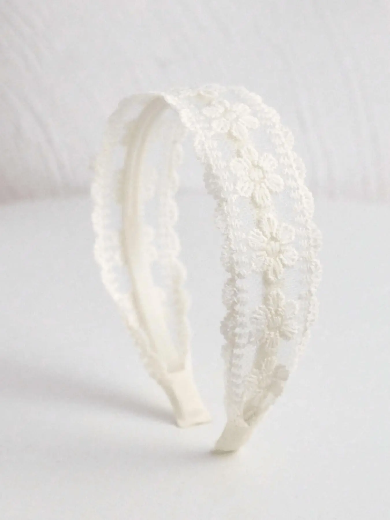 Embroidered Lace Headband, Wide Floral Design, Flower Headband, Bohemian Style Hair Accessory, Boho Hair Accessories, Perfect for Women, Valentine's Day Gift Idea