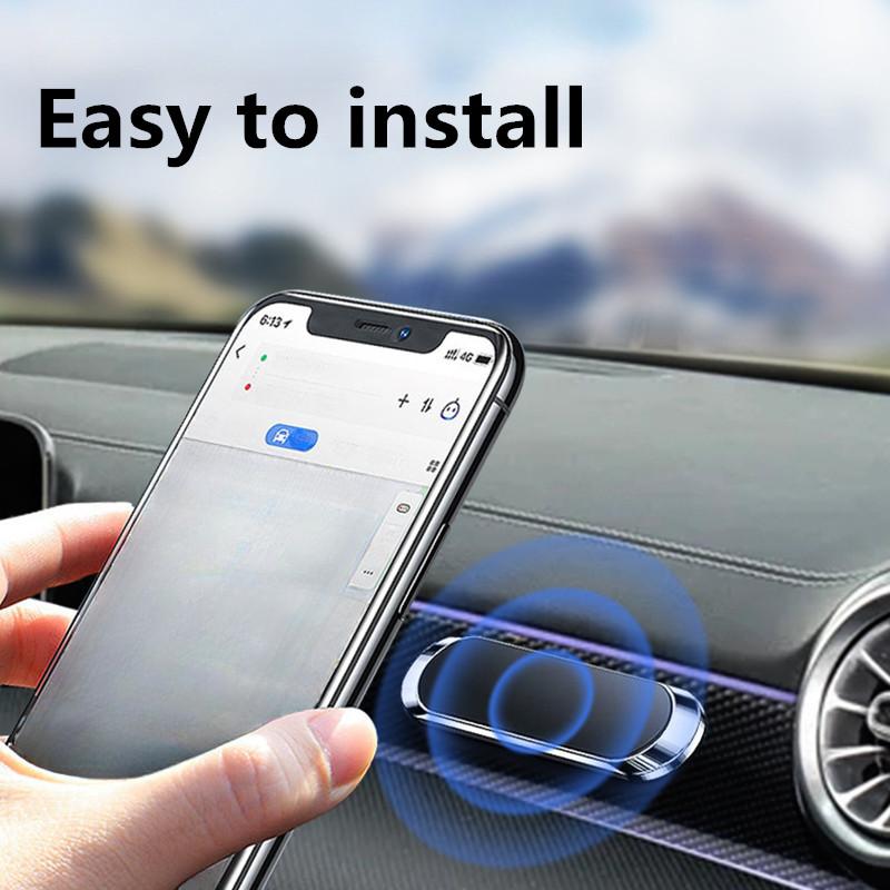 Magnetic Car Phone Holder, Self-adhesive Non-slip Car Phone Holder, Universal Car Mobile Phone Holder for Dashboard, Car Accessories, Cell Phone Car Mount, Universal Smartphone Holder