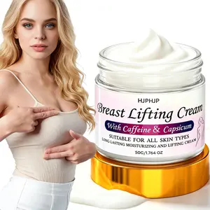 Breast Firming and Lifting Cream, Breast Enhancer, Contains Caffeine & Capsicum, Long-Lasting Moisturizing, Daily Use, 50g, Ideal Gift Option
