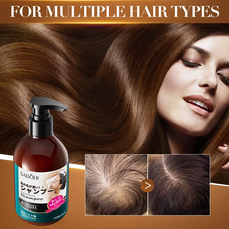 SADOER Anti-Hair Loss Haircare Foam Shampoo - Cleansing, Anti-Dandruff Formula