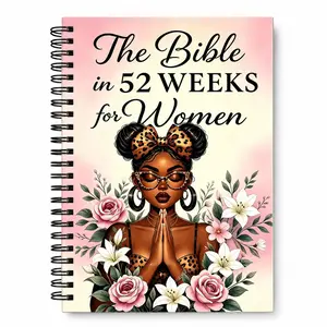 Women's Bible 52-Week Devotional Journal, Weekly Prayer & Reflection Notebook, Christian Faith Guide, Spiritual Growth Planner, Inspirational Gift