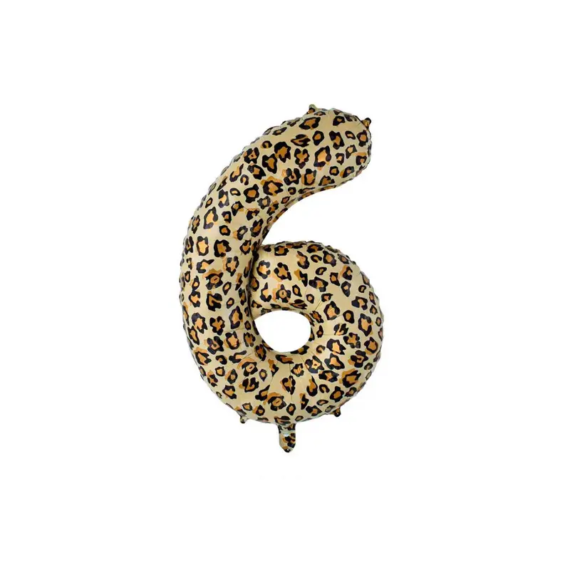 40inch Extra-large leopard print number balloons Balloon Party Supplies 0123456789 are suitable for birthday parties, holidays, weddings, anniversaries, and Valentine's Day decorations