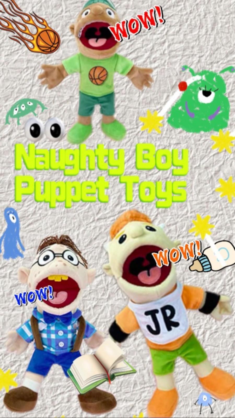 Soft Plush Toy Hand Puppet For Play House, Mischievous Funny Puppets Toy With Working Mouth,Kid's Gift For Birthday Christmas