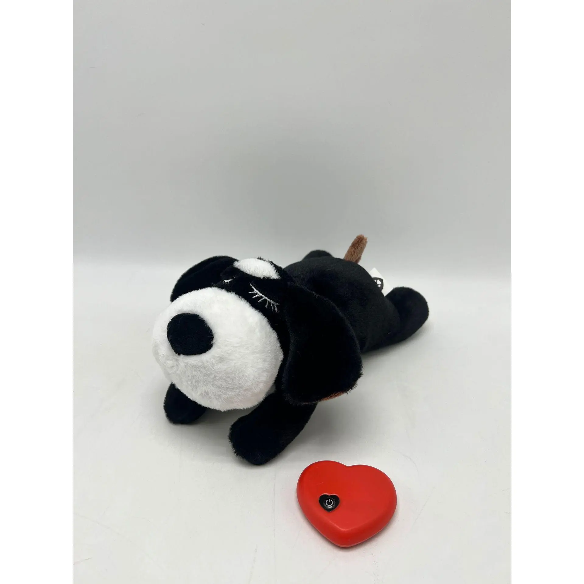 Interactive Heartbeat Puppy Plush Toy, Soothing Stuffed Animal Companion Doll, Breathing Calming Pet Anxiety Relief Soft Dog Toy