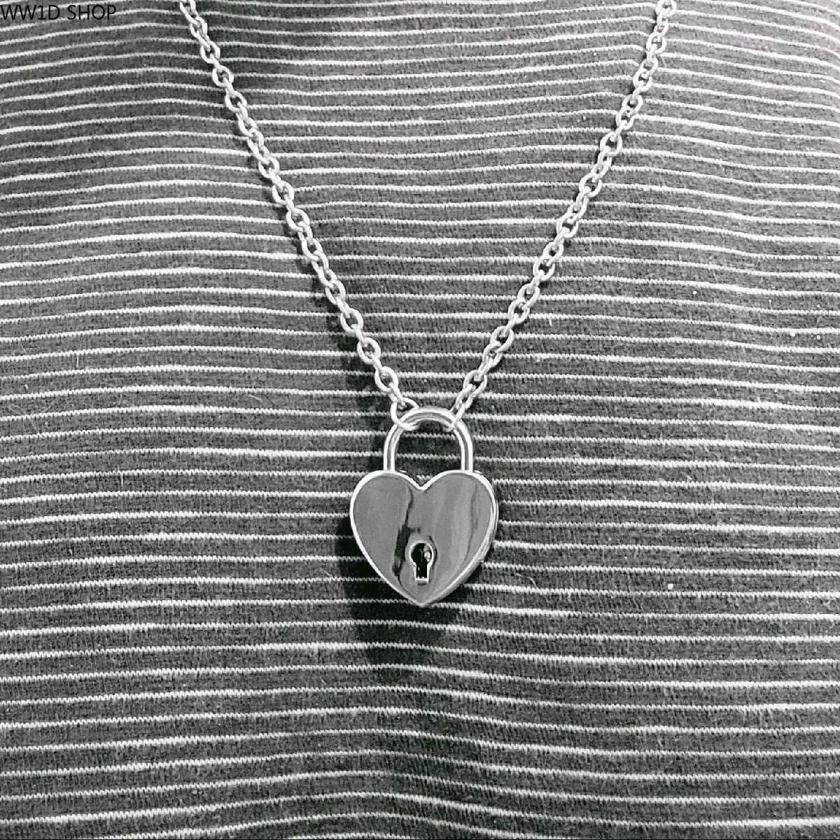 Couple's Heart Padlock and Key Necklaces, Heart Necklace for Women, Fashion Costume Jewelry Accessories, Heart Necklace Women Fashion Jewelry Party Fashion Cool Accessories Chain Jewelry Fashion Pendant Necklace Chain Accessory