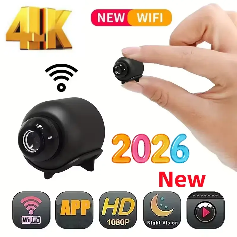 Wireless Magnetic Nanny Camera  pool cameras  vehicle safety camera  night vision cam  card mini camera security camera  2026 New X5 Mini Camera 1080P Clear Night Vision Lightweight Portable Premium Cams Motion Detection Wireless Surveillance Camera