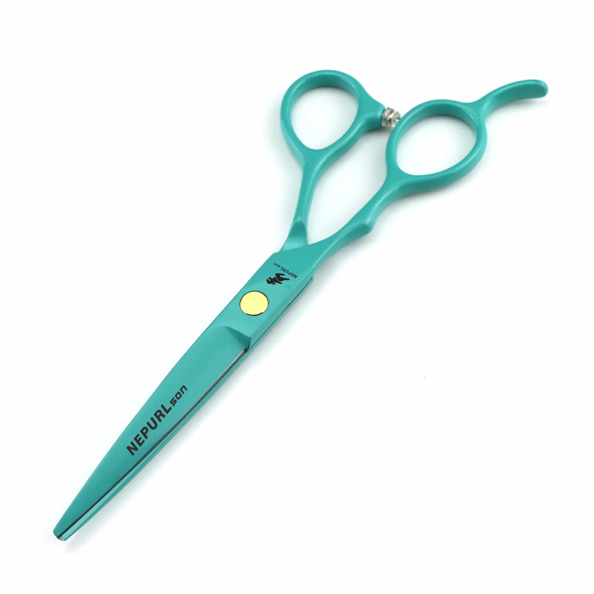 6.0 Inch Left-Hand Hair Scissors, Fine-Tooth Cutting and Thinning Shears, Ergonomic Design, Unisex, Home and Salon Use