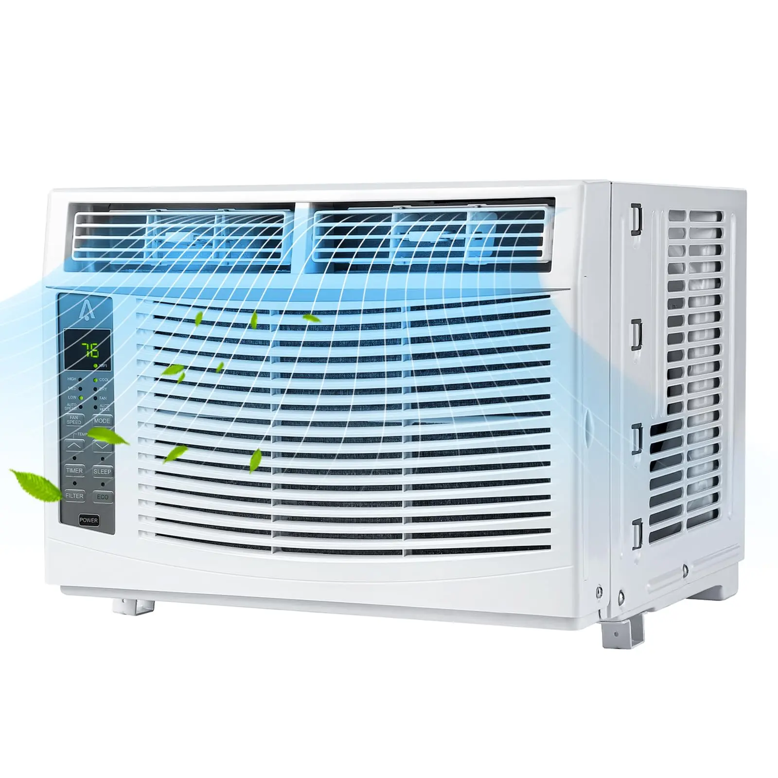 Garvee Smart 6000 BTU Window Air Conditioner with WiFi – Remote & App Control, Quiet, Energy Saving, Dehumidifier, Easy Install for Bedroom or Living Room