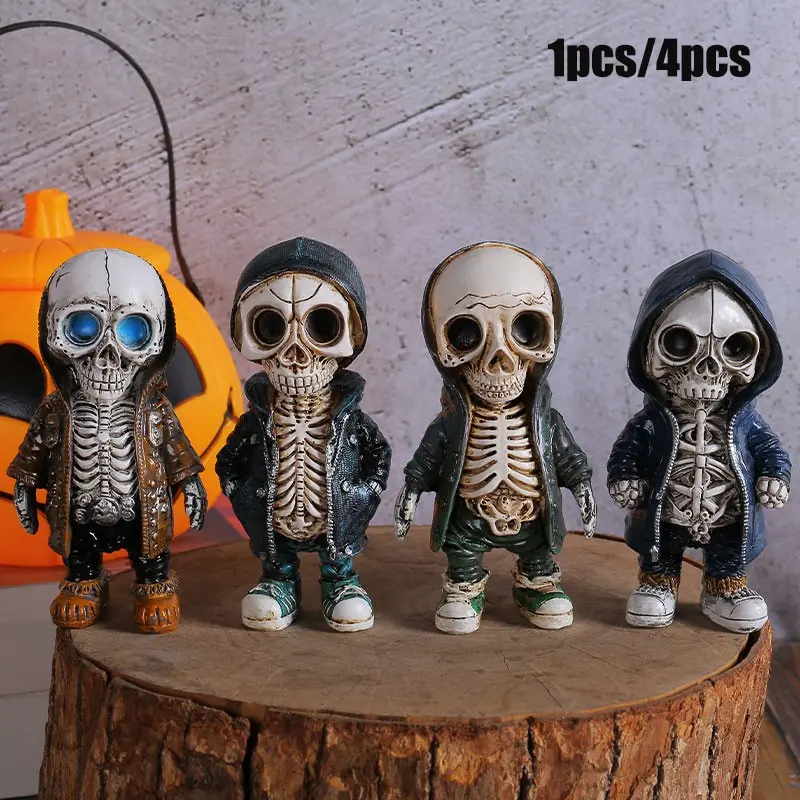New Halloween Skull Decorative Item, Fashionable Creative Ornament, Ghost Festival Atmosphere Scene Setup Props