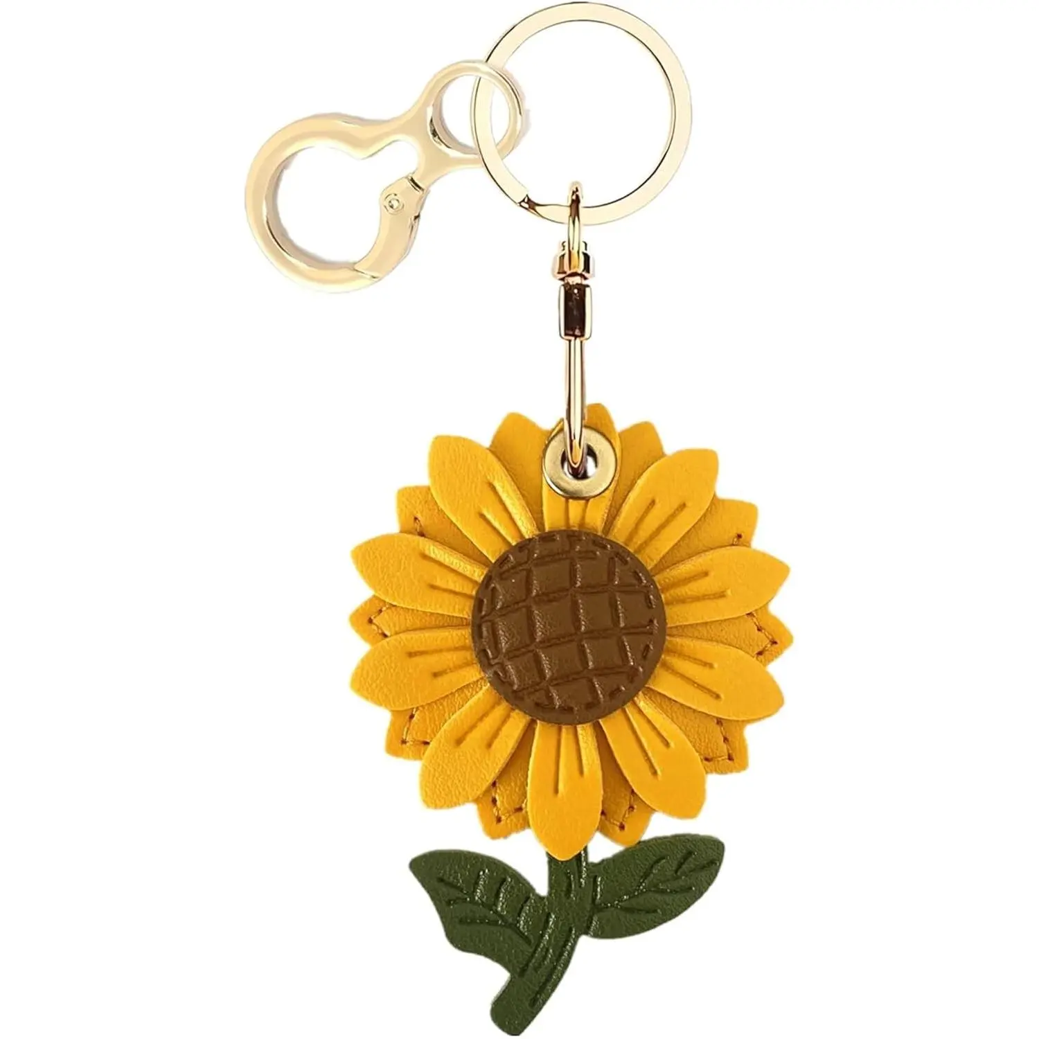 BORKUANA Keychain Holder Case Compatible with AirTag,Cute Protective Anti-Scratch Air Tag Cover