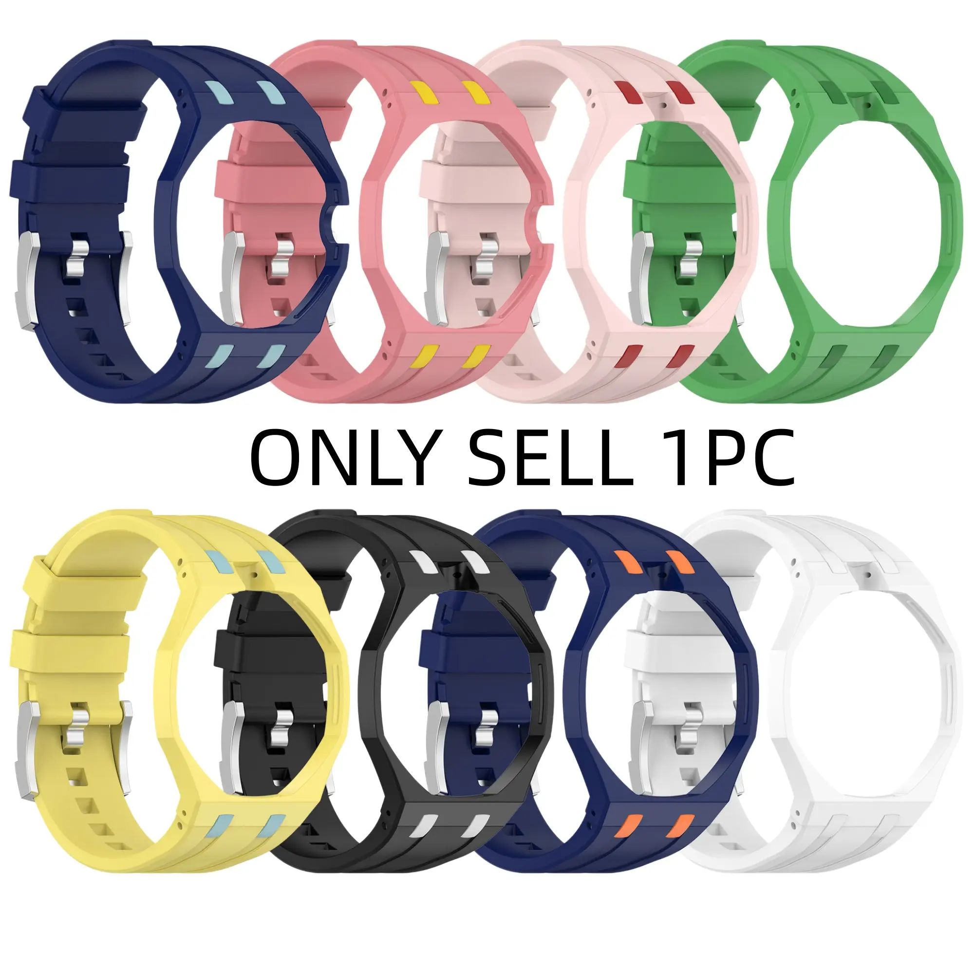 for AP × Swatch Silicone Watch Band Ap Royal Pop Collaboration, Durable Rubber Strap for Timepieces, Perfect Fit for Swatch Watches, Watch Straps