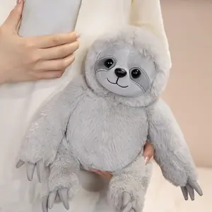 Plush Sloth Toy in Lying Position, Plush Sloth Toy in Sitting Position, Home Decorative Plush Sloth Toy, Cozy and Adorable Sloth Doll