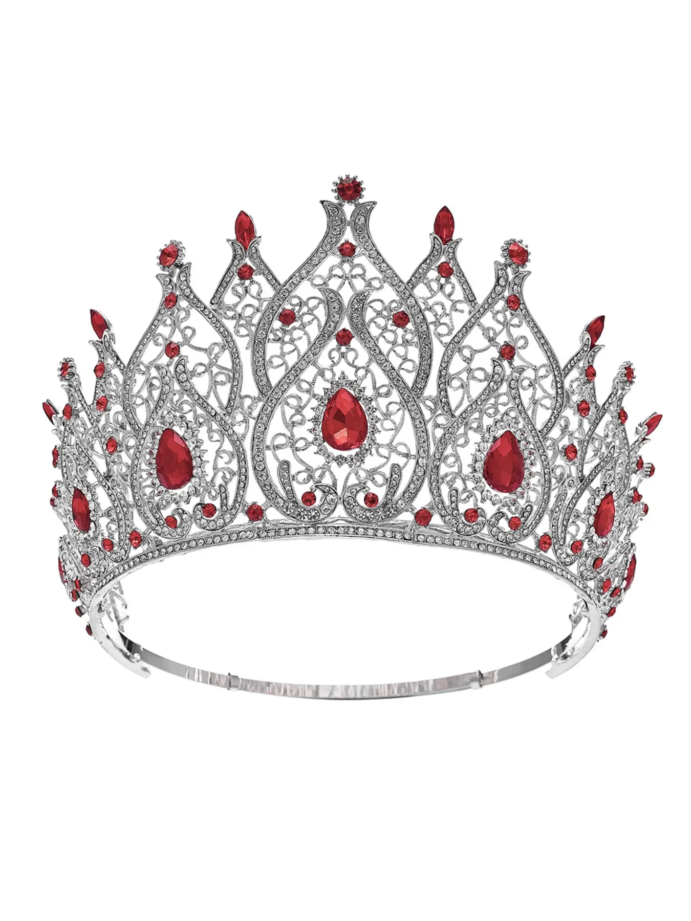 European and American Adjustable Baroque Beauty Pageant Crown Bride Queen Runway Headdress