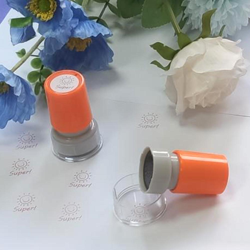 Sun Smile Face Pattern Stamp, 1 Count Creative Multi-functional Stamp, Office Stationery & Supplies for Home School Office