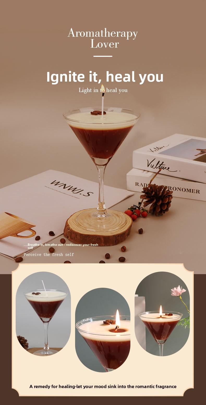 Italian Coffee Scented Candle, Holiday Gift, Romantic Atmosphere Fragrance, Aromatherapy