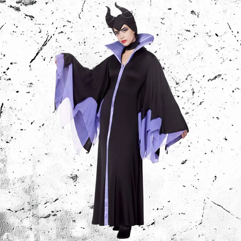 Enchanted Sleeping Witch Replica Costume Halloween Carnival Annual Party Stage Performance Outfit
