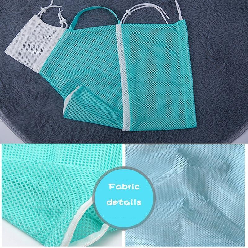 PetBoba Bathing Mesh Bag, Adjustable Breathable Pet Grooming Restraint Bag with Drawstring, Anti-Scratch Anti-Bite Fixed Bag for Nail Trimming, Medicine Feeding & Travel Shower