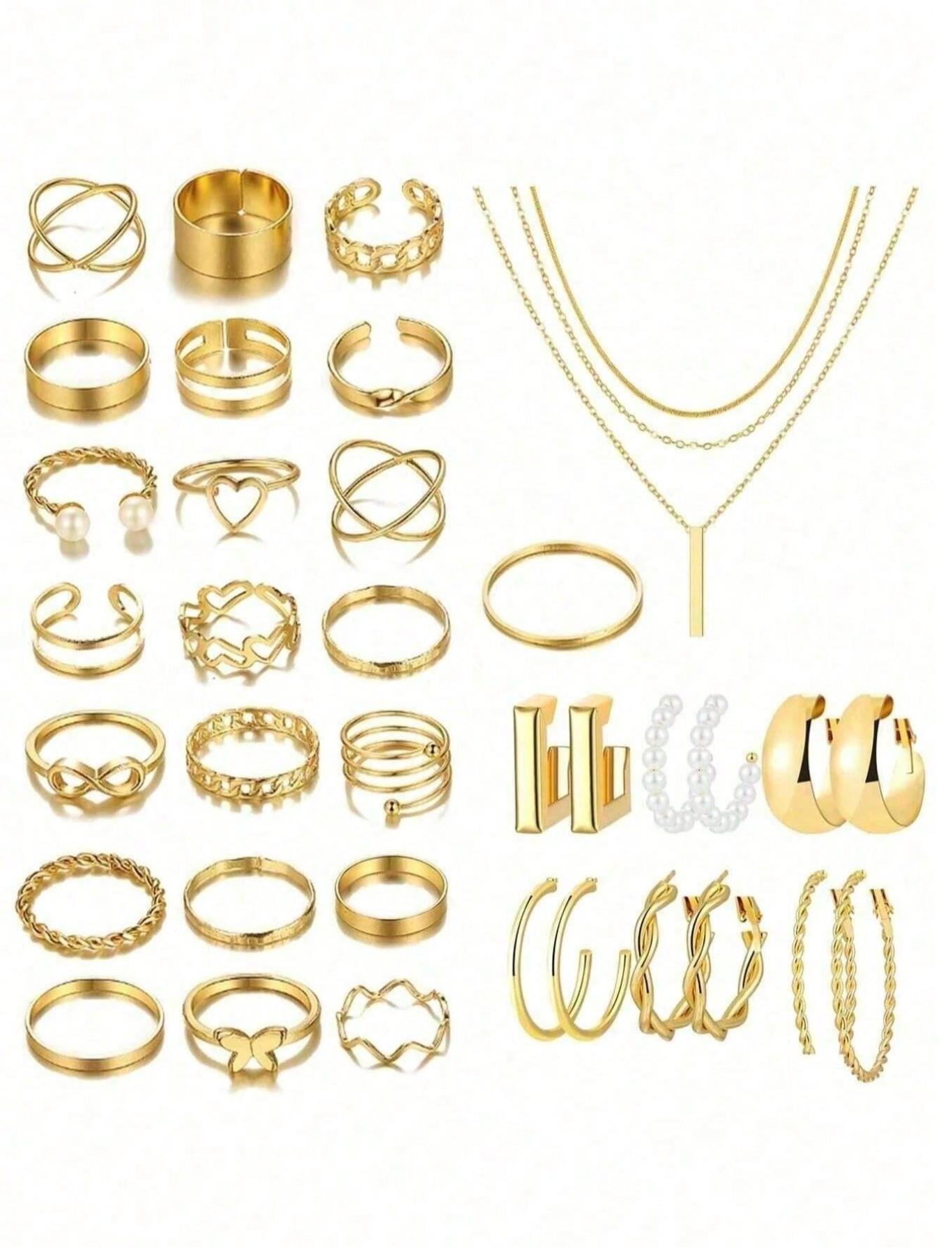 Women's Elegant Vintage, Fashion Jewelry for Party, Daily Clothing Decor, Trendy All-match & Exquisite Jewelry for Birthday Gift, Fashionable Jewelry Set