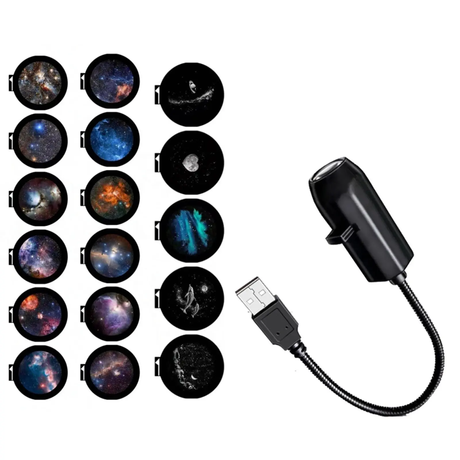 Planet Moon Shooting Star Projector, Romantic LED Small Night Light, Bedroom Atmosphere Projection Decoration, Star Ceiling Sky Light (Planet Series)